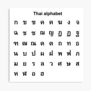 Thai Alphabet